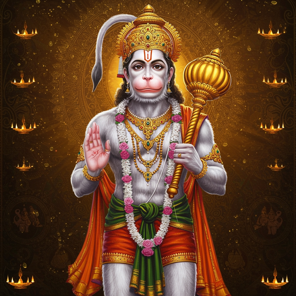Lord Hanuman – The Divine Protector of Strength, Devotion, and Faith | HD Wallpaper
